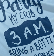Party At My Crib Infant Toddler T Shirt-Direct To Garment Print-Brisco Baby