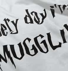 Every Day I'm Mugglin' Romper Bodysuit-Direct To Garment Print-Brisco Baby