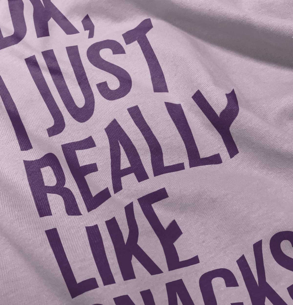 Really Like Snacks Infant Toddler T Shirt-Direct To Garment Print-Brisco Baby