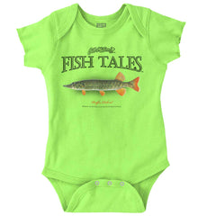 Redfin Pickerel Romper Bodysuit-Direct To Garment Print-Brisco Baby