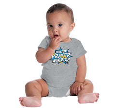 Prayer Warrior Romper Bodysuit-Direct To Garment Print-Brisco Baby