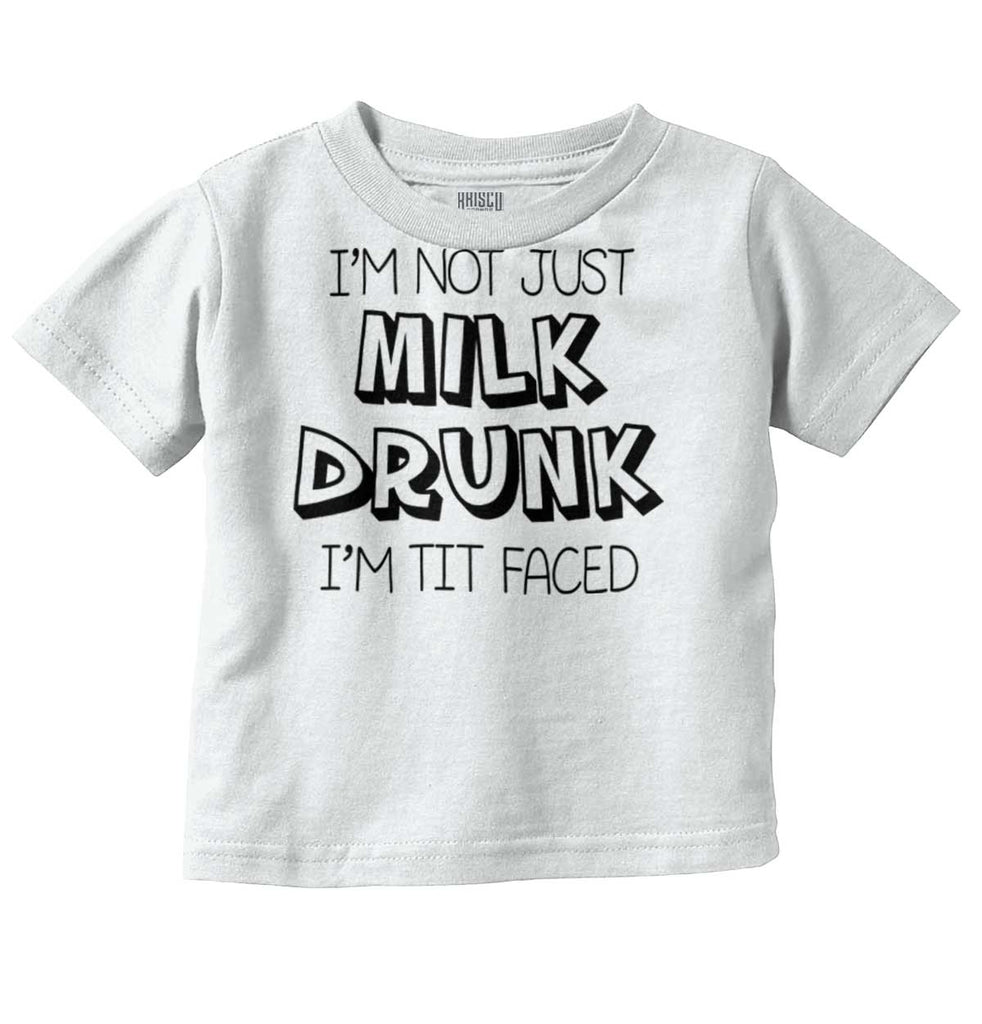 Milk Drunk Infant Toddler T Shirt-Direct To Garment Print-Brisco Baby
