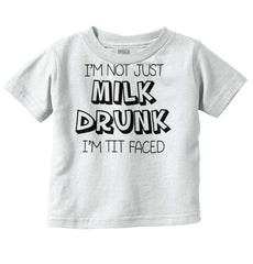 Milk Drunk Infant Toddler T Shirt-Direct To Garment Print-Brisco Baby