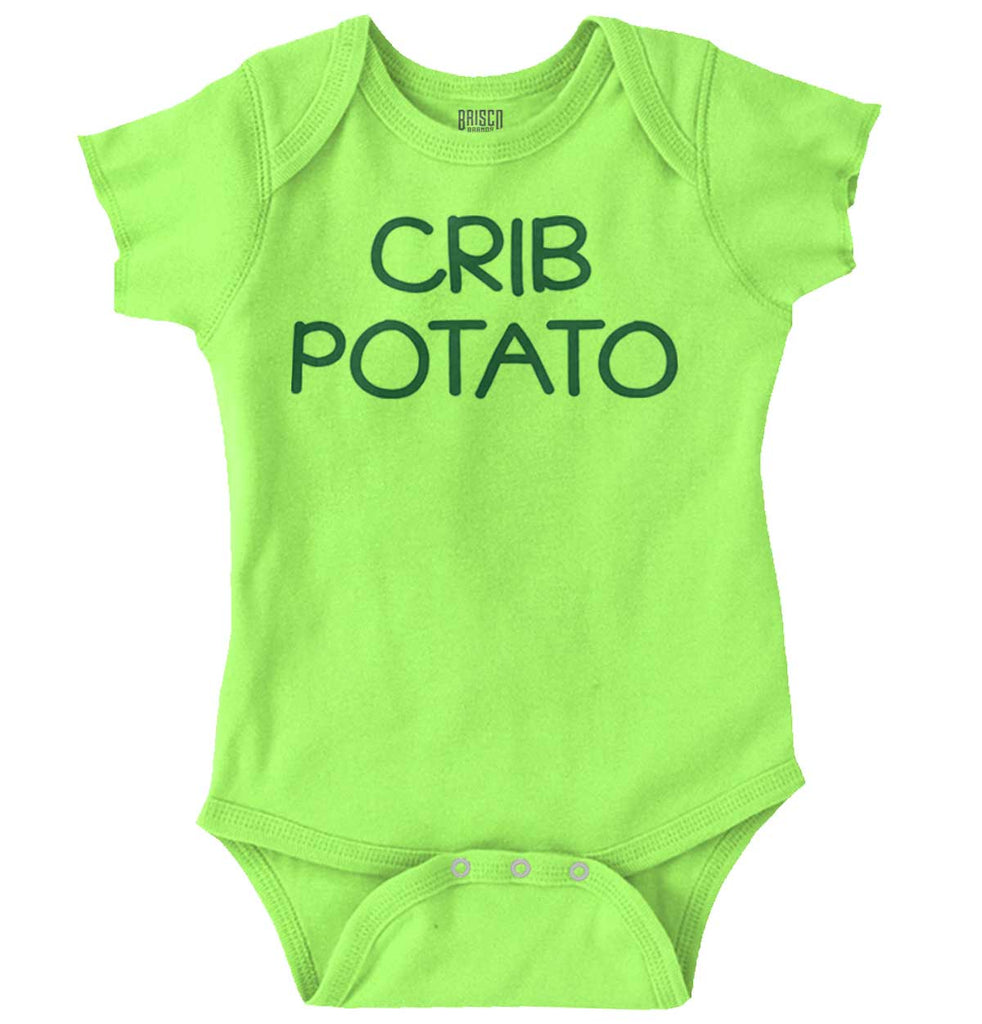 Crib Potato Romper Bodysuit-Direct To Garment Print-Brisco Baby