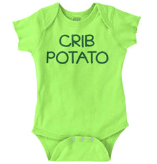 Crib Potato Romper Bodysuit-Direct To Garment Print-Brisco Baby