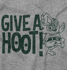 Give A Hoot Romper Bodysuit-Direct To Garment Print-Brisco Baby