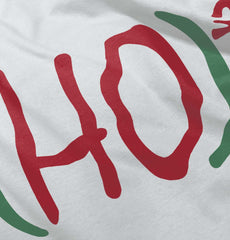 Ho Ho Ho Infant Baby Bib-Direct To Garment Print-Brisco Baby