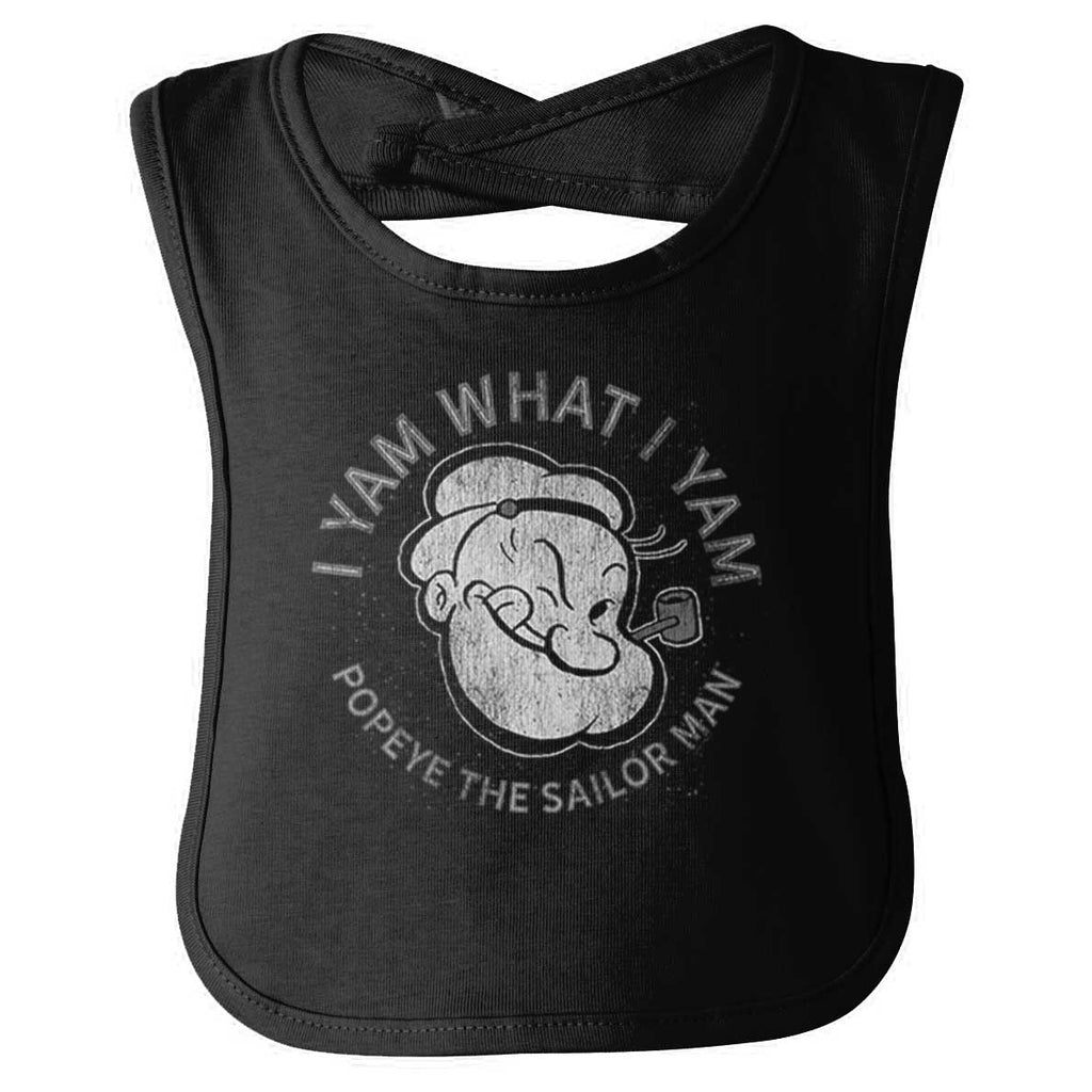 I Yam What I Yam Infant Baby Bib-Direct To Garment Print-Brisco Baby
