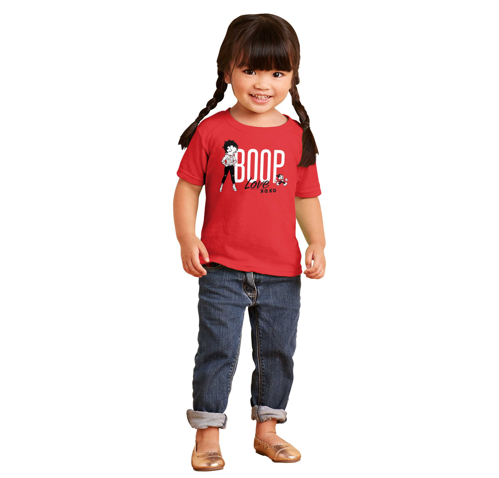 Boop Love Infant Toddler T Shirt-Direct To Garment Print-Brisco Baby
