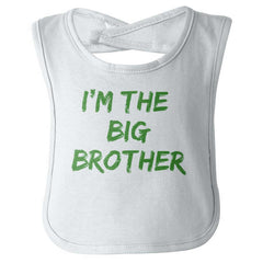 I'm The Big Brother Infant Baby Bib-Direct To Garment Print-Brisco Baby