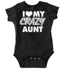 Crazy Aunt Romper Bodysuit-Direct To Garment Print-Brisco Baby
