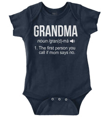 Grandma Romper Bodysuit-Direct To Garment Print-Brisco Baby