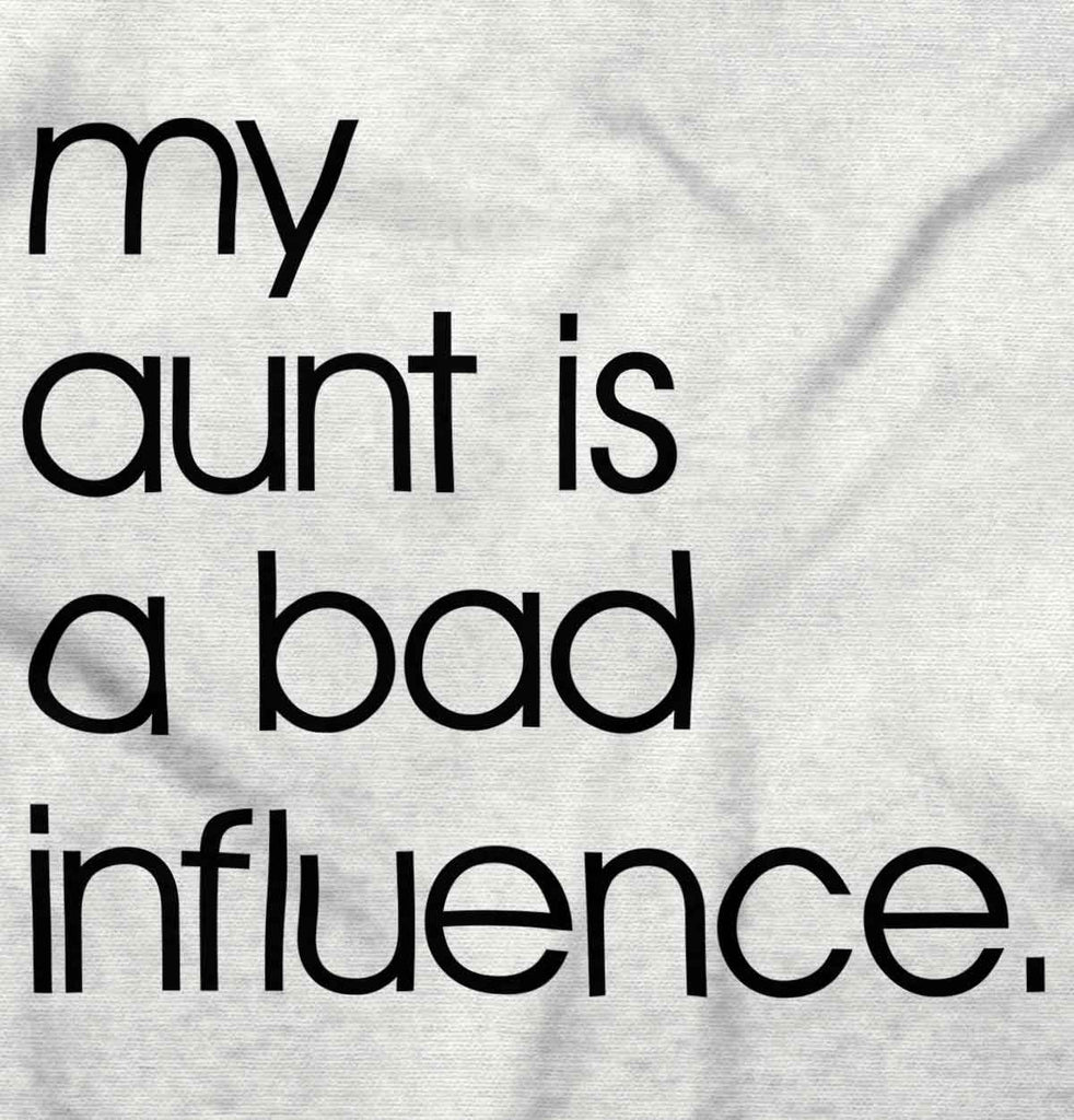 Bad Influence Infant Toddler T Shirt-Direct To Garment Print-Brisco Baby