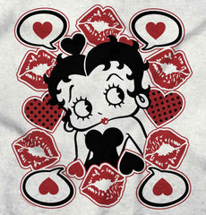 Betty In Love Toddler Ruffled Trim T-Shirt-Direct To Garment Print-Brisco Baby