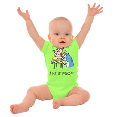 Dog Baby Food Romper Bodysuit-Direct To Garment Print-Brisco Baby