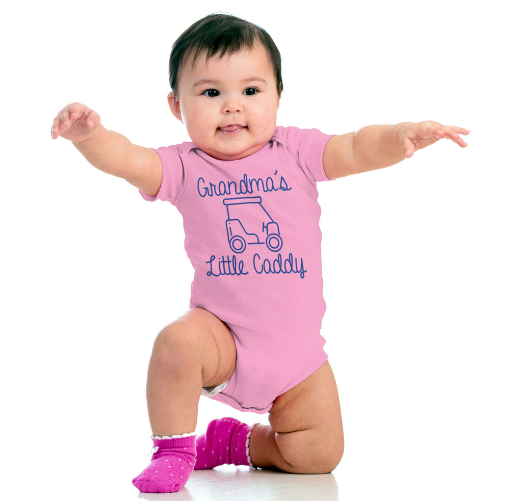 Grandma's Little Caddy Romper Bodysuit-Direct To Garment Print-Brisco Baby