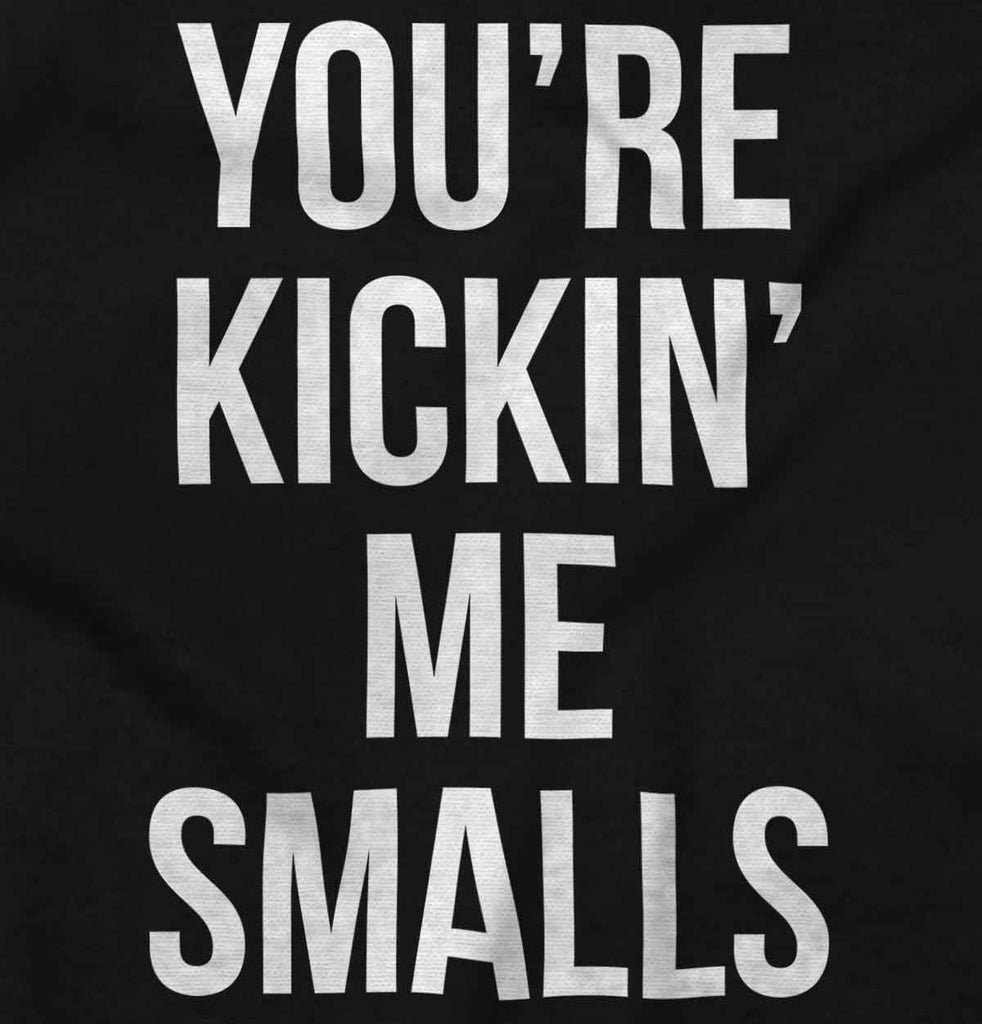 You're Kickin' Me Smalls Maternity T-Shirt-Direct To Garment Print-Brisco Baby