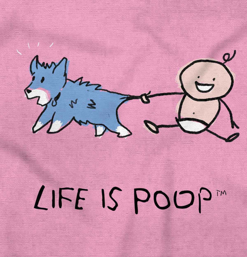 Dog Tail Infant Toddler T Shirt-Direct To Garment Print-Brisco Baby