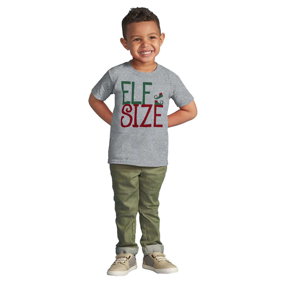 Elf Size Infant Toddler T Shirt-Direct To Garment Print-Brisco Baby