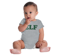 Little Elf Romper Bodysuit-Direct To Garment Print-Brisco Baby
