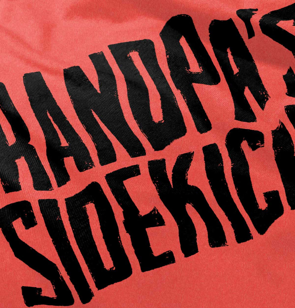 Grandpa's Sidekick Toddler Football Jersey Tee-Direct To Garment Print-Brisco Baby