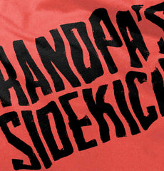 Grandpa's Sidekick Toddler Football Jersey Tee-Direct To Garment Print-Brisco Baby