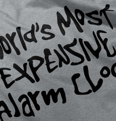 Alarm Clock Infant Toddler T Shirt-Direct To Garment Print-Brisco Baby