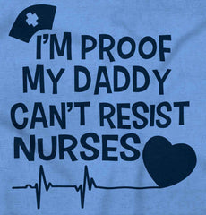 Can't Resist Nurses Toddler Baseball-Direct To Garment Print-Brisco Baby