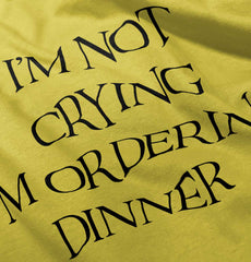 I'm Not Crying Romper Bodysuit-Direct To Garment Print-Brisco Baby