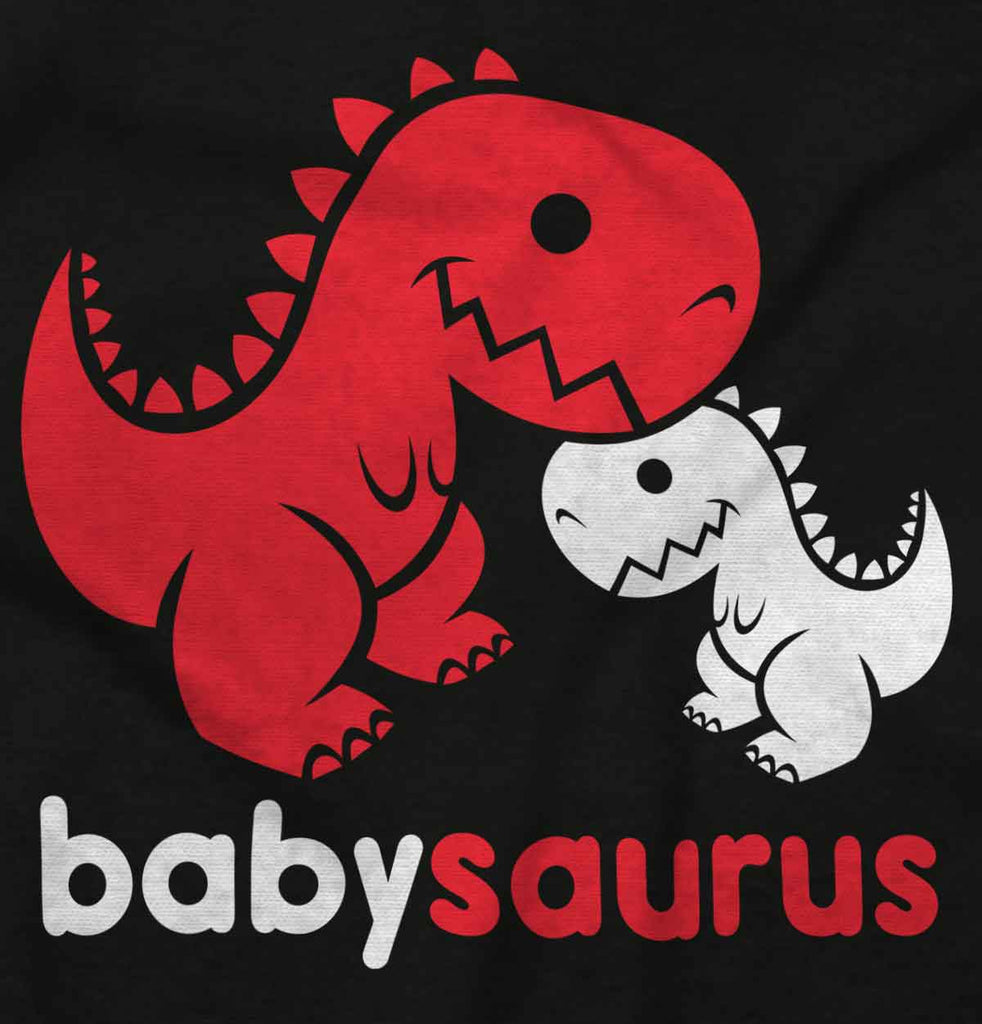 Babysaurus Rex Football Romper Bodysuit-Direct To Garment Print-Brisco Baby