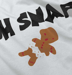 Oh Snap Gingerbread Infant Baby Bib-Direct To Garment Print-Brisco Baby