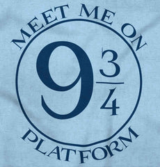 Meet Platform 9 3/4 Infant Baby Bib-Direct To Garment Print-Brisco Baby