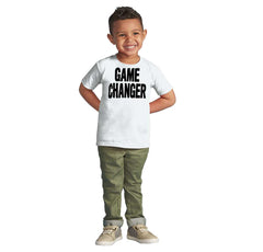 Game Changer Infant Toddler T Shirt-Direct To Garment Print-Brisco Baby