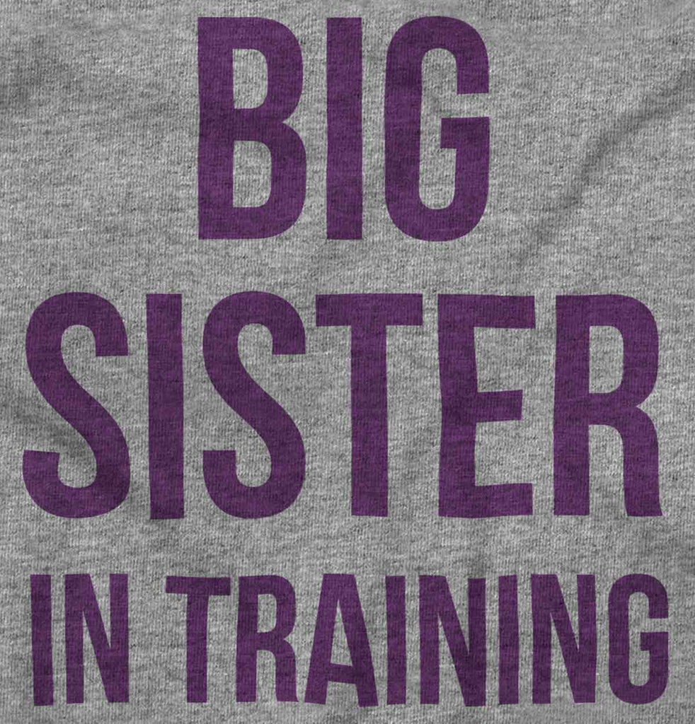 Big Sister In Training Romper Bodysuit-Direct To Garment Print-Brisco Baby