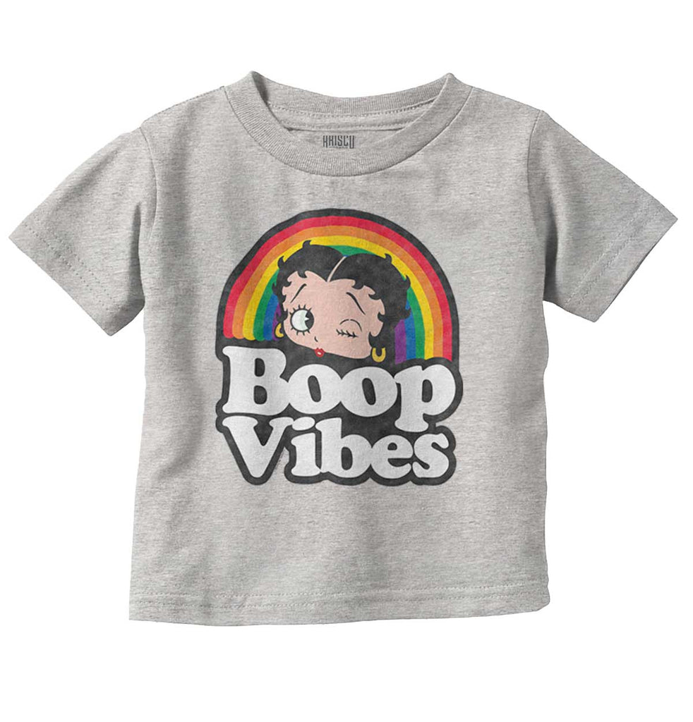 Boop Vibes Infant Toddler T Shirt-Direct To Garment Print-Brisco Baby