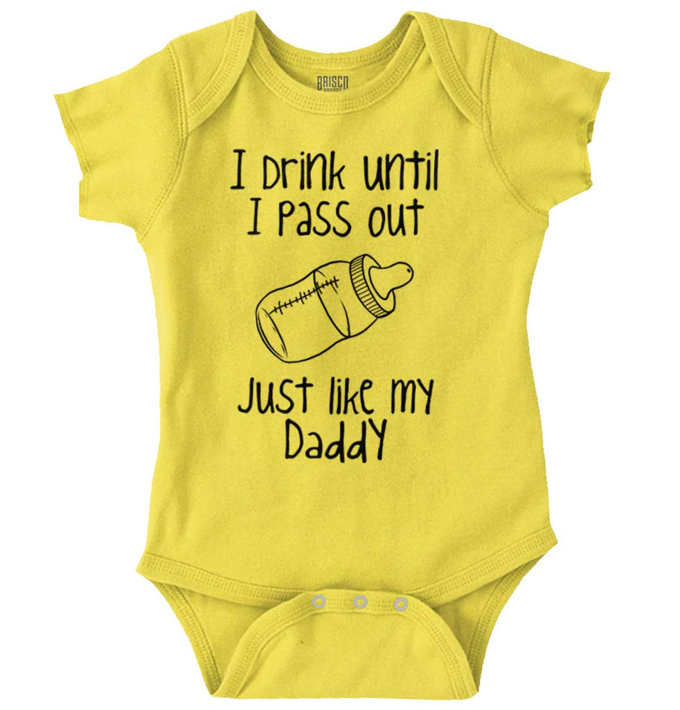 Like My Daddy Romper Bodysuit-Direct To Garment Print-Brisco Baby