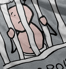 Jail Crib Infant Toddler T Shirt-Direct To Garment Print-Brisco Baby