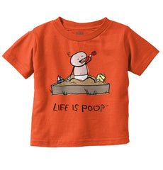 Eating Sand Infant Toddler T Shirt-Direct To Garment Print-Brisco Baby