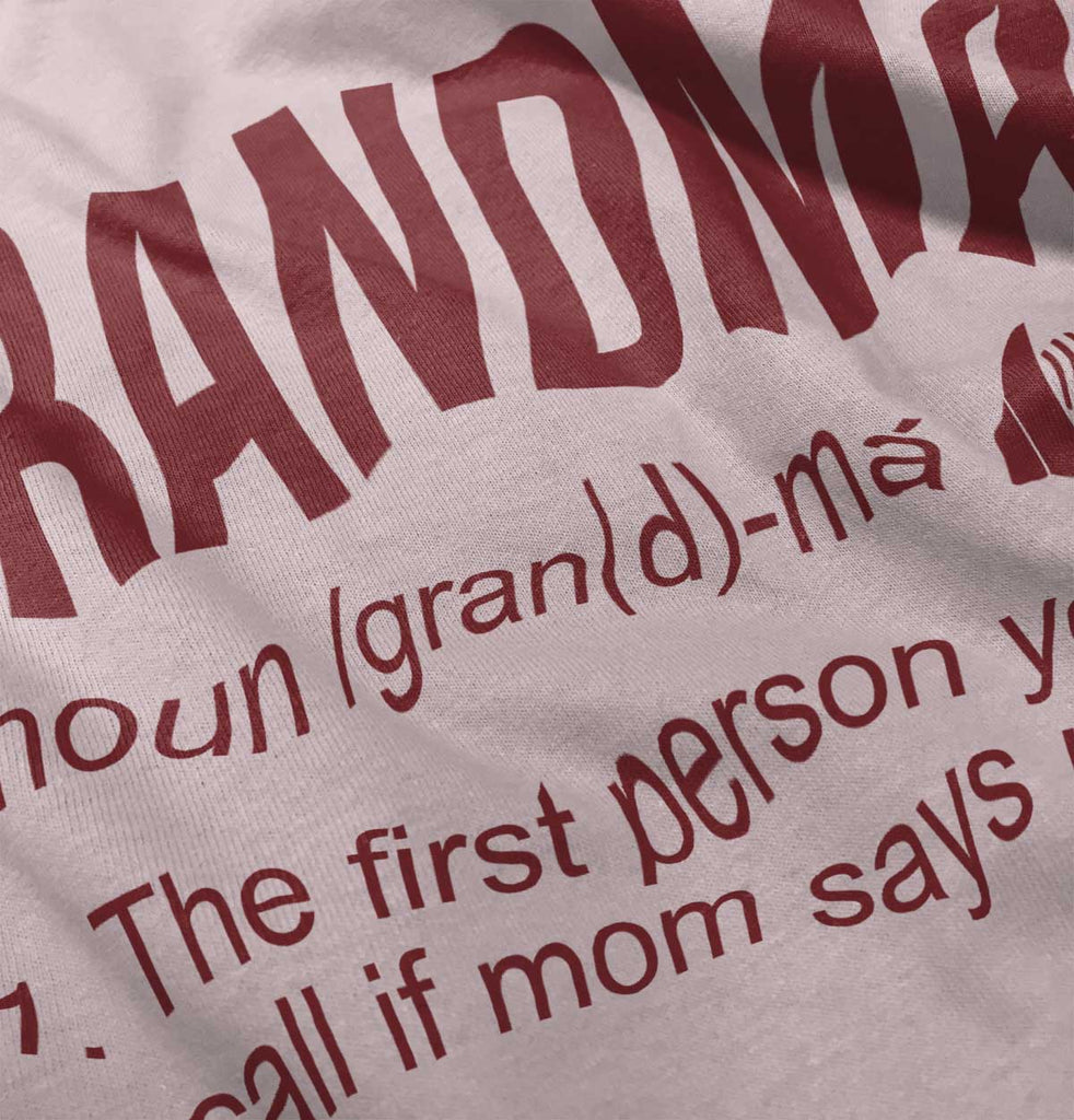 Grandma Toddler Ruffled Trim T-Shirt-Direct To Garment Print-Brisco Baby