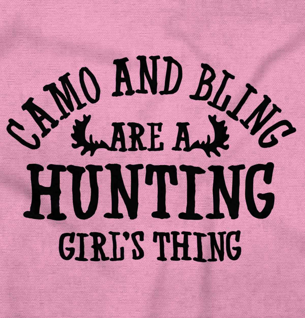 Camo Bling Hunting Thing Infant Toddler T Shirt-Direct To Garment Print-Brisco Baby