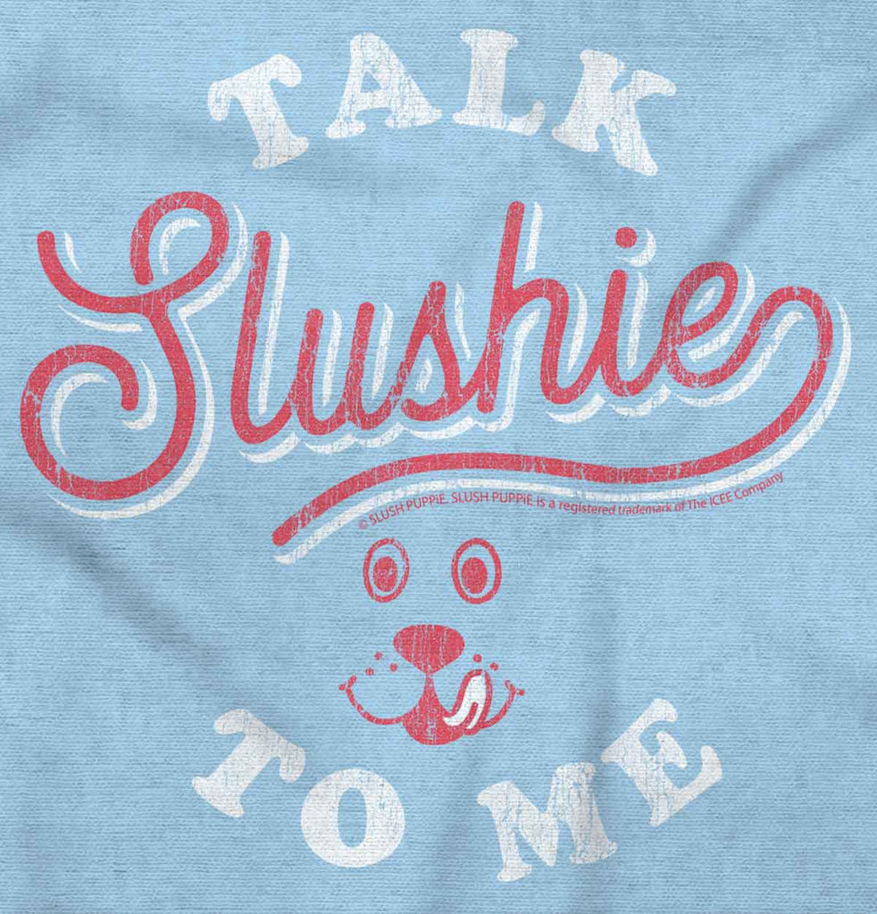 Talk Slushie To Me Infant Baby Bib-Direct To Garment Print-Brisco Baby