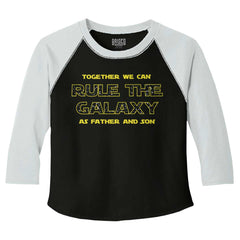 Rule The Galaxy Toddler Baseball-Direct To Garment Print-Brisco Baby