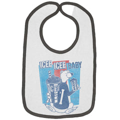Polar Icee Baby Trimmed Colored Velcro Bib-Direct To Garment Print-Brisco Baby