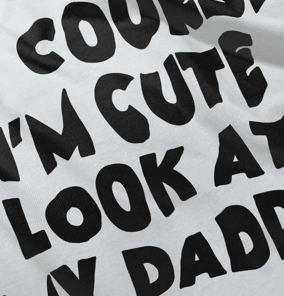 I'm Cute Romper Bodysuit-Direct To Garment Print-Brisco Baby