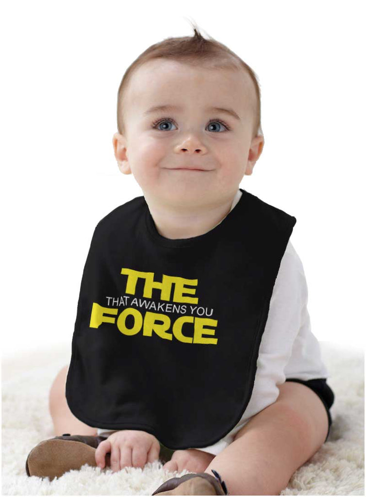The Force Awakens Infant Baby Bib-Direct To Garment Print-Brisco Baby