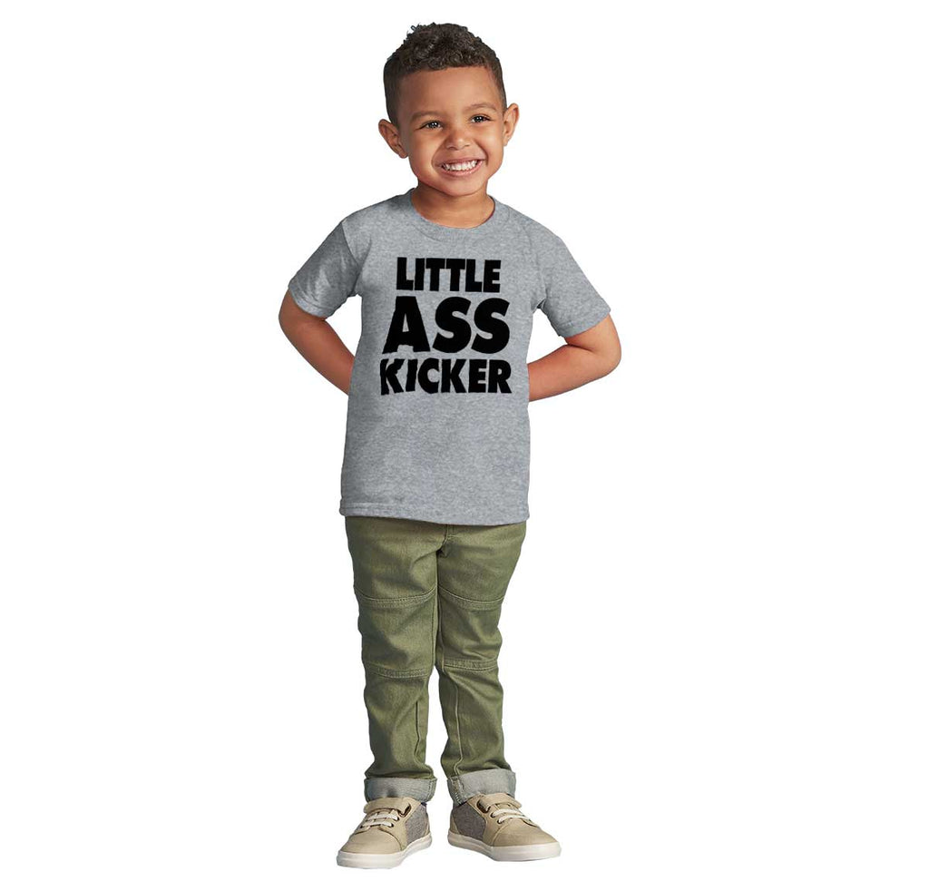 Little Ass Kicker Infant Toddler T Shirt-Direct To Garment Print-Brisco Baby