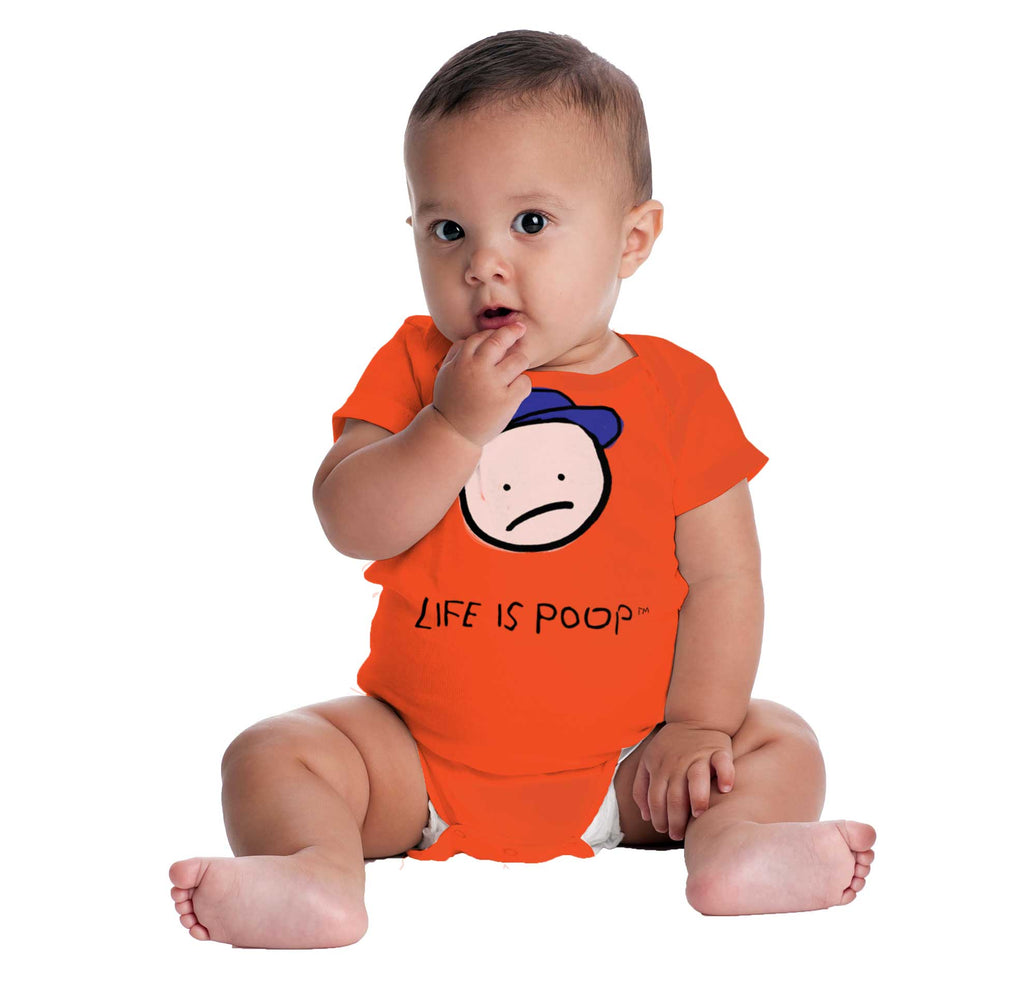 Boy Logo Romper Bodysuit-Direct To Garment Print-Brisco Baby
