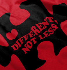 Different Not Less Infant Toddler T Shirt-Direct To Garment Print-Brisco Baby