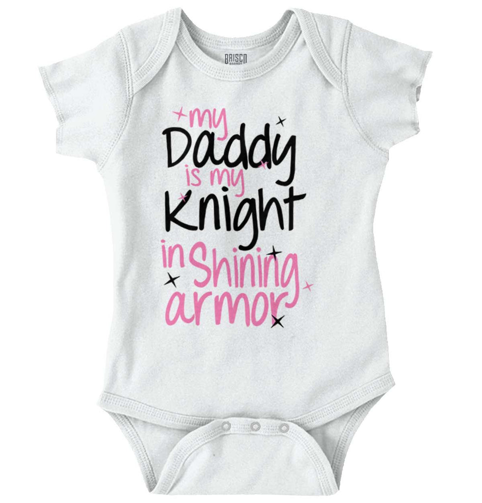 Knight In Shining Armor Romper Bodysuit-Direct To Garment Print-Brisco Baby