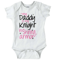 Knight In Shining Armor Romper Bodysuit-Direct To Garment Print-Brisco Baby